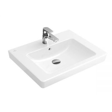 Lavoar pentru mobilier Villeroy & Boch, Subway 2.0, 65 x 47 cm, alb alpin