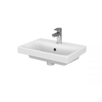 Lavoar slim pentru mobilier, Cersanit, Moduo, 50 x 35 cm, alb