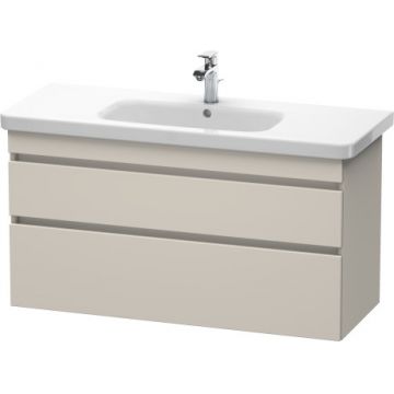 Dulap baza Duravit DuraStyle 113x44.8cm 2 sertare cu inchidere lenta taupe mat