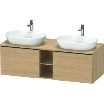 Dulap baza Duravit D-Neo cu 2 sertare pentru lavoar 140cm Natural Oak