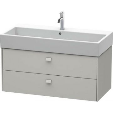 Dulap baza suspendat Duravit Brioso 984x442mm cu doua sertare gri ciment mat