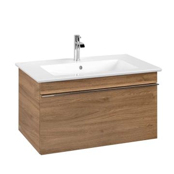 Dulap baza suspendat Villeroy&Boch Venticello 753x420x502 mm cu un sertar stejar Kansas