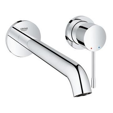 Baterie lavoar Grohe Essence New L din 2 elemente de perete montaj incastrat necesita corp ingropat