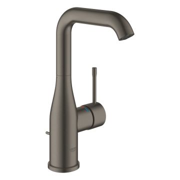 Baterie lavoar Grohe Essence New L ventil pop-up brushed hard graphite