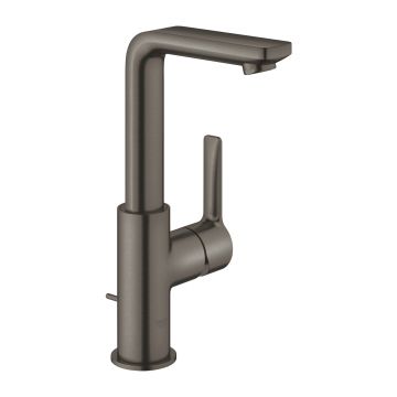 Baterie lavoar Grohe Lineare L  ventil pop-up  brushed hard graphite