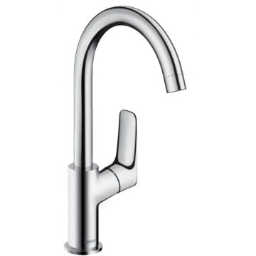 Baterie lavoar Hansgrohe Logis 210  ventil pop-up  pentru lavoar tip bol