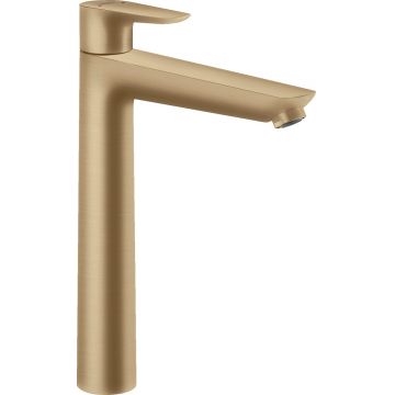 Baterie lavoar Hansgrohe Talis E 240 ventil pop-up pentru lavoar tip bol bronz periat