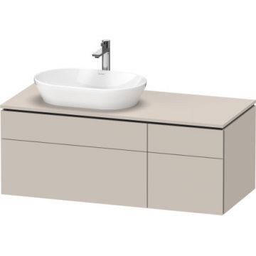 Dulap baza suspendat Duravit L-Cube 122x55cm taupe mat