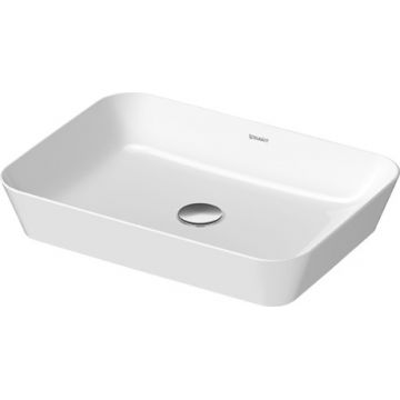 Lavoar tip bol Duravit Cape Cod 55x40cm fara orificiu baterie fara preaplin alb alpin