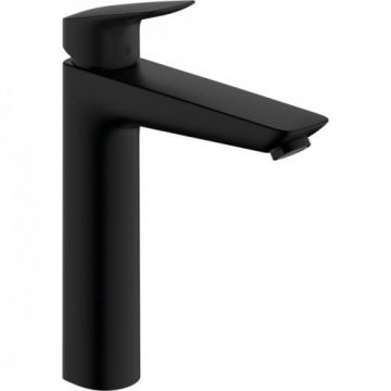 Baterie inalta lavoar Hansgrohe Logis 190 cu ventil pop-up - Culoare Negru