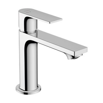 Baterie lavoar cu ventil, Hansgrohe, Rebris E 110, CoolStart, crom