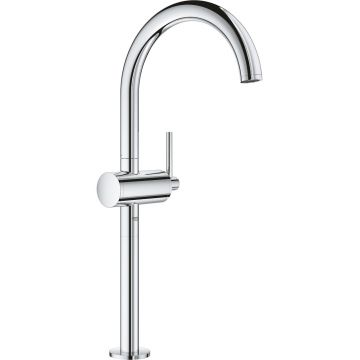 Baterie lavoar Grohe Atrio XL pentru lavoare tip bol ventil click-clack crom