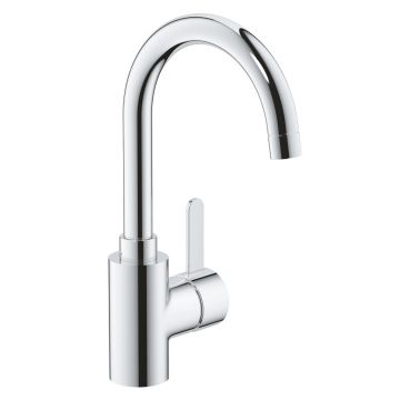 Baterie lavoar Grohe Eurosmart Cosmopolitan L ventil click-clack crom