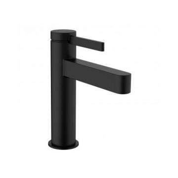 Baterie lavoar Hansgrohe Finoris 110, cu ventil - Culoare Negru