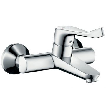 Baterie lavoar Hansgrohe Focus de perete maner lung fara ventil