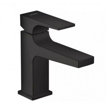 Baterie lavoar Hansgrohe Metropol, cu ventil - Culoare Negru