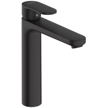 Baterie lavoar Hansgrohe Vernis Blend 190 pentru lavoar tip bol fara ventil negru mat