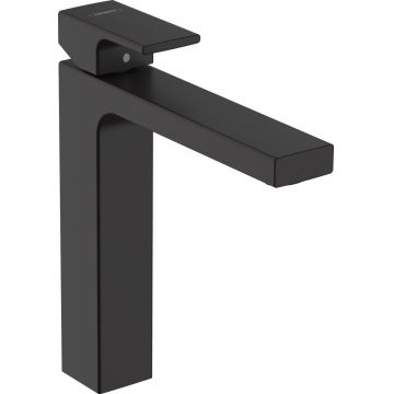 Baterie lavoar Hansgrohe Vernis Shape 190  ventil pop-up  pentru lavoar tip bol  negru mat