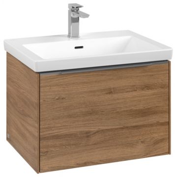 Dulap baza suspendat Villeroy & Boch Subway 3.0 cu iluminare 62x43x48cm Oak Kansas