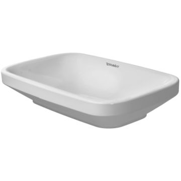 Lavoar tip bol Duravit Durastyle 60x38cm fara orificiu baterie fara preaplin montare pe blat