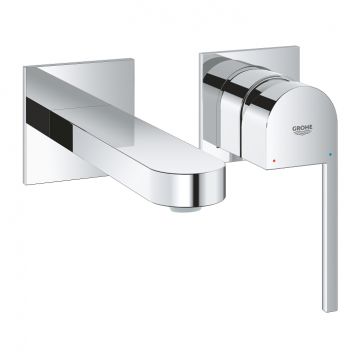 Baterie lavoar Grohe Plus din 2 elemente de perete necesita corp ingropat crom