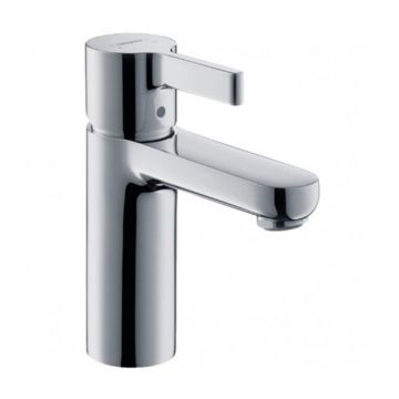 Baterie lavoar Hansgrohe, Metris S, ventil cu tijă, crom