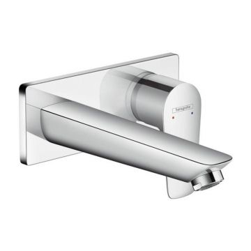 Baterie lavoar Hansgrohe, Talis E, încastrată cu pipă 16.5 cm, crom