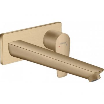 Baterie lavoar incastrata Hansgrohe Talis E, bronz periat - Culoare bronz