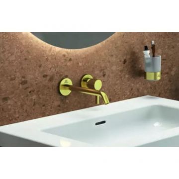 Baterie lavoar incastrata Ideal Standard Joy, auriu - Culoare Gold